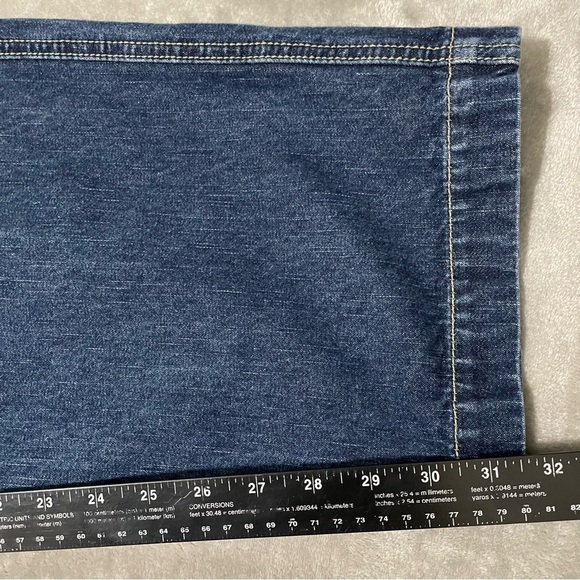 Vintage Karl Kani Patchwork Jeans 36 Baggy Carpenter 90s Hip Hop Streetwear - Picture 15 of 16